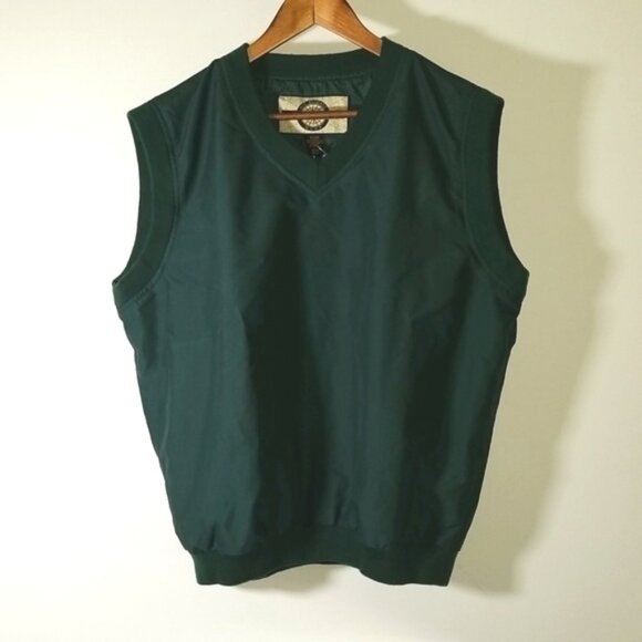 North End Micro Plus Men's Golf Vest Size M & XL Alpine Green All Climate Wear - Picture 2 of 9